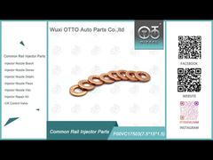 F00VC17503 インジェクター銅ワッシャー F00V C17 503 銅シム F 00v C17 503 サイズ 7.5*15*1.5mm