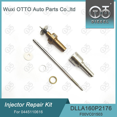 Bosch 0445110616 インジェクター修理キット、DLLA162P2176 ノズル付き
