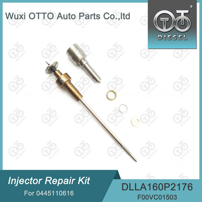 Bosch 0445110616 インジェクター修理キット、DLLA162P2176 ノズル付き
