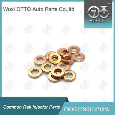 Diesel Injector Copper Washer F00VC17506 Model 7.5*15*3mm ISO9001 Certified Shim