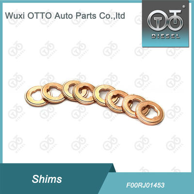 100 個コモンレールインジェクターシム F00RJ01453 銅ワッシャー F 00R J01 453