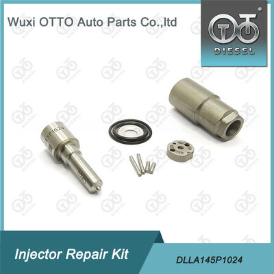 高速度鋼製、23670-0L010モデル用DLLA145P1024ノズル付きデンソーディーゼルインジェクター修理キット