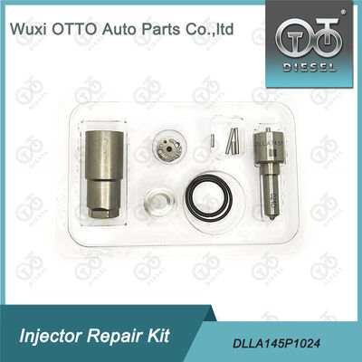 高速度鋼製、23670-0L010モデル用DLLA145P1024ノズル付きデンソーディーゼルインジェクター修理キット