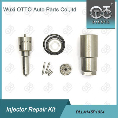 高速度鋼製、23670-0L010モデル用DLLA145P1024ノズル付きデンソーディーゼルインジェクター修理キット